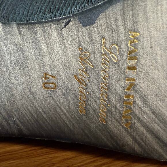 Ovye slouch cowboy boots with stud embellishments black suede womens size 40/9.5 - Picture 8 of 8